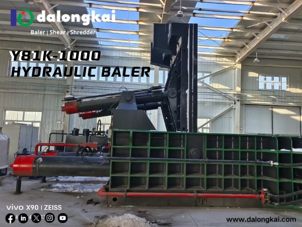 dalongkai® Y81K-1000 Steel Scrap Baler in Xinjiang Province, China