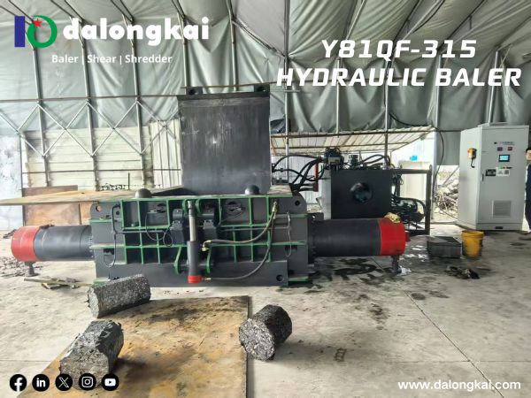 Y81QF-315 Scrap baler in Changzhou, China