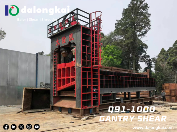 dalongkai®️ Q91-630 gantry scrap shear in Japan