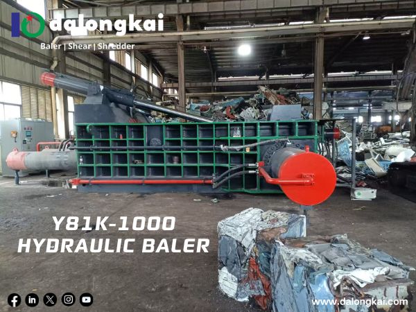 dalongkai® Y81K-1000 Steel Scrap Baler in Taizhou, Zhejiang P.R. China