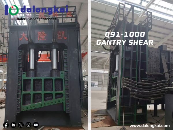 dalongkai® Q91-1000 Steel Scrap Shear in Hebei, P.R. CHINA 