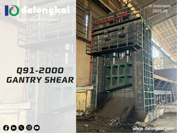 Q91-2000 gantry shear in Indonesia 