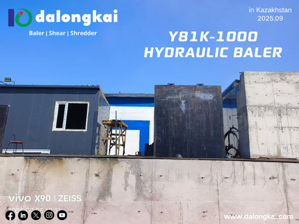 Y81K-1000 Scrap-Baler-in-Kazakhstan 