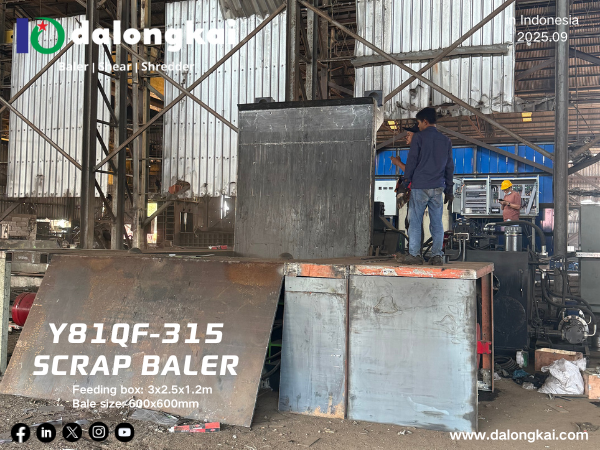 2 sets of Y81QF-315 Balers in Indonesia in 2025